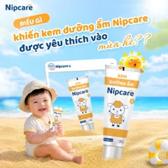 Kem dưỡng ẩm Nipcare - Hỗ trợ dưỡng ẩm cho bé da khô do các vấn đề về chàm sữa, viêm da cơ địa