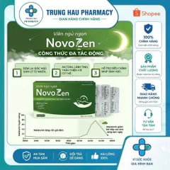 Viên uống ngủ ngon NovoZen - Hỗ trợ cải thiện tình trạng căng thẳng, mất ngủ ( Hộp 30 viên)