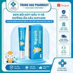 Kem bôi dưỡng ẩm Nipcare - lanolin dùng cho nứt đầu ti, nứt gót chân, khô môi, hăm tả