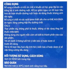Cốm vi sinh hỗ trợ tiêu hóa Bioacimin Gold Meracine (30 gói) 850781
