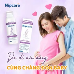 Xịt massage ngừa rạn da Nipcare 80ml - Làm mềm da, mờ vết rạn