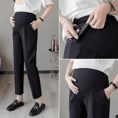 [HÀNG ĐẸP] Quần Bầu Baggy Công Sở Chất Vải Umi - Mềm Mát - Ống Đứng - Có Đáp Bụng