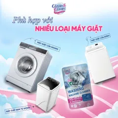 Bột Tẩy Lồng Máy Giặt Clean & Clean 300 gr