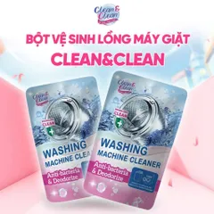 Bột Tẩy Lồng Máy Giặt Clean & Clean 300 gr