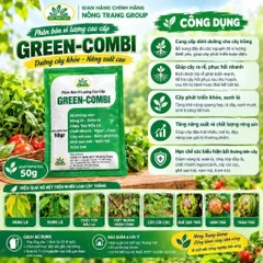 [ NÔNG XANH ] Phân Bón Vi Lượng Cao Cấp GREEN-COMBI 50g | Tốt Rễ – Xanh Cây – Hỗ Trợ Năng Suất