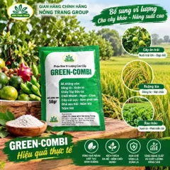 [ NÔNG XANH ] Phân Bón Vi Lượng Cao Cấp GREEN-COMBI 50g | Tốt Rễ – Xanh Cây – Hỗ Trợ Năng Suất