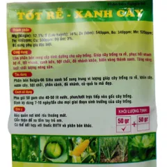 Nông Xanh Mall Phân Bón Siêu Magie Kẽm 50g – Xanh Lá Dày Lá, Bật Rễ Bung Đọt Bung Chồi, Hạn Chế Vàng Xoắn Lá – Combo