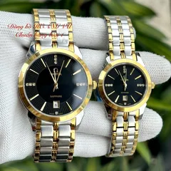 Đồng hồ cặp đôi OMG chuẩn hàng loại 1. Kính sapphire. Máy Nhật. chống nước tốt