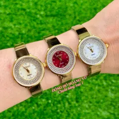 Đồng hồ Nữ CTZ mặt số full pha lê cực sang xịn. Kính sapphire. Máy Nhật. Chống nước tốt