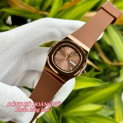 Đồng hồ thời trang Nữ RD đá ceramic phối dây cao su mềm mại siêu bền. Kính sapphire. Máy Nhật. 29mm