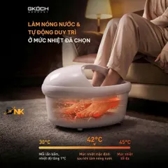 Bồn ngâm chân massage GKOCH SS-606D 7 lít, làm nóng và giữ nhiệt 450W