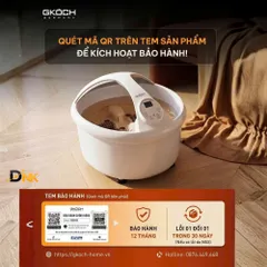Bồn ngâm chân massage GKOCH SS-606D 7 lít, làm nóng và giữ nhiệt 450W