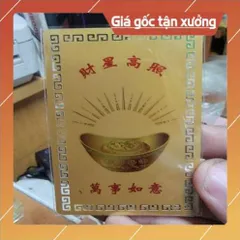 kim bài linh phù thần tài tứ cống HÀNG CAO CẤP, có hoả tốc 851819