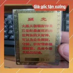 kim bài linh phù đại hắc thiên HÀNG CAO CẤP, có hoả tốc 851823