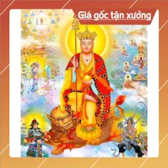 Tranh ĐỊA TẠNG VƯƠNG BỒ TÁT ( tặng ) size 25cmx  35cm 851830