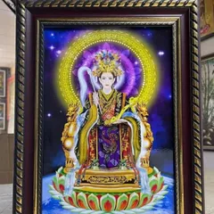 Tranh Mẹ Diêu Trì Địa Mẫu ( có khung ) đủ kích thước cực đẹp