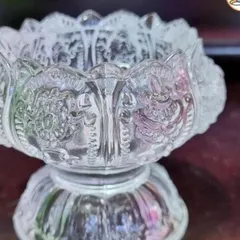 CHÂN ĐẾ ĐÈN CẦY THUỶ TINH - ĐẾ NẾN THUỶ TINH cực đẹp  DƯƠNG KHOA SHOP