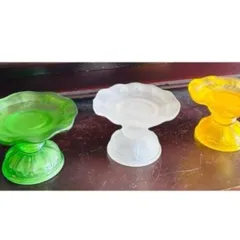 CHÂN ĐẾ ĐÈN CẦY THUỶ TINH - ĐẾ NẾN THUỶ TINH cực đẹp  DƯƠNG KHOA SHOP