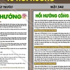 COMBO 15 Tờ Sám Hối Với Thai Nhi, IN 2 MẶT, ÉP PLASTICS NHIỀU CỠ cực đẹp