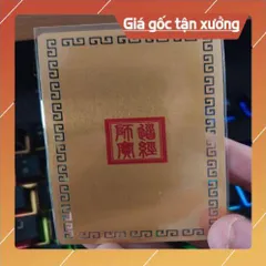 kim bài linh phù tam hoàng phục hy , thần nông viêm đế , hiên viên hoàng đế HÀNG CAO CẤP, có hoả tốc 851869