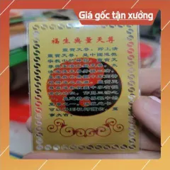 kim bài linh phù nguyên thủy thiên tôn HÀNG CAO CẤP, có hoả tốc 851871