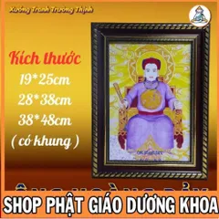 Tranh ÔNG HOÀNG BẢY - có khung cực đẹp