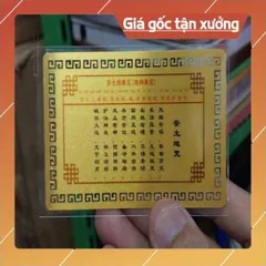 kim bài linh phù thổ địa ông bà HÀNG CAO CẤP, có hoả tốc 851930