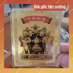 kim bài linh phù ngũ lộ thần tài HÀNG CAO CẤP, có hoả tốc 851941