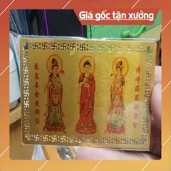 kim bài linh phù tam thế phật HÀNG CAO CẤP, có hoả tốc 851958