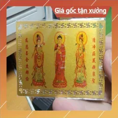 kim bài linh phù tam thế phật HÀNG CAO CẤP, có hoả tốc 851958