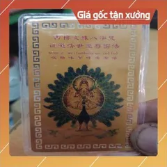 kim bài linh phù phật mẫu khổng tước HÀNG CAO CẤP, có hoả tốc 851974