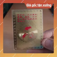 kim bài linh phù tam hợp thân thìn tý HÀNG CAO CẤP, có hoả tốc 851982
