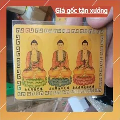 kim bài linh phù tam bảo phật HÀNG CAO CẤP, có hoả tốc 852002
