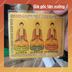 kim bài linh phù tam bảo phật HÀNG CAO CẤP, có hoả tốc 852002