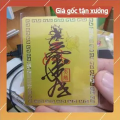 kim bài linh phù chung quì ngũ quỉ HÀNG CAO CẤP, có hoả tốc 852017