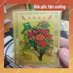 kim bài linh phù chung quì ngũ quỉ HÀNG CAO CẤP, có hoả tốc 852017