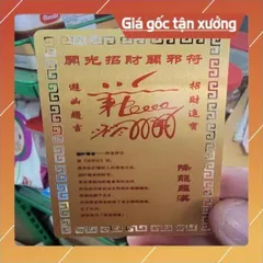 kim bài linh phù la hán hàng long HÀNG CAO CẤP, có hoả tốc 852019