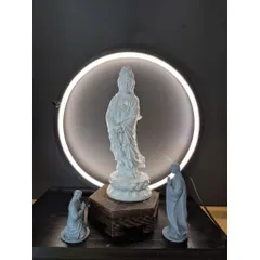 Tượng Đức Quán Âm Bồ Tát Đứng 20cm Để Bàn Chất Liệu Composite cao cấp  HÀNG ĐẶT TRƯỚC