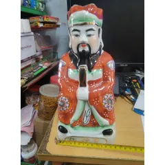 ông táo quân màu ( sành sứ ) có hoả tốc