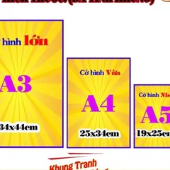 Tranh treo, ảnh thờ NỮ OA NƯƠNG NƯƠNG tọa thiền bền màu + Khung ảnh sáng đẹp kích thước khổ A3, A4, A5