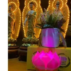ĐÈN HOA ĐĂNG -MÁY NIỆM PHẬT HOA SEN NỞ- CÓ KINH ĐỊA TẠNG-NIỆM PHẬT-CÓ KẾT NỐI BLUETOOTH 852173