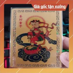 kim bài linh phù thiện tài đồng tử HÀNG CAO CẤP, có hoả tốc 852186