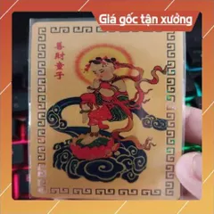 kim bài linh phù thiện tài đồng tử HÀNG CAO CẤP, có hoả tốc 852186