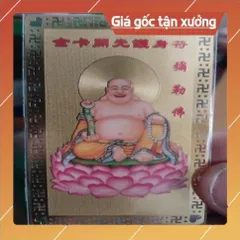 kim bài linh phù phật di lặc tòa sen HÀNG CAO CẤP, có hoả tốc 852189