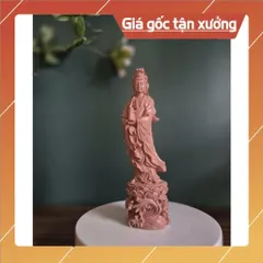 Tượng Quan Âm Cưỡi Rồng Cao 15cm, Tượng Quan Âm Bồ Tát Đứng