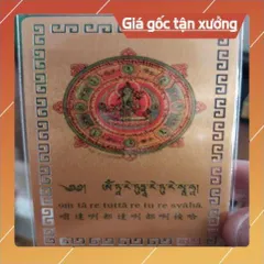 kim bài linh phù lục độ phật mẫu HÀNG CAO CẤP, có hoả tốc