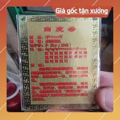 kim bài linh phù  bạch độ phật mẫu HÀNG CAO CẤP, có hoả tốc 852214