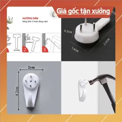 Đinh 3 Chân. 4 Chân. Treo Khung Ảnh Không Cần Khoan Tường 852225