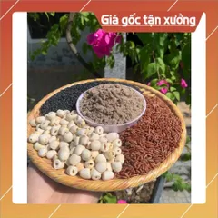 BỘT HẠT SEN- GẠO LỨT-MÈ ĐEN N.GUYÊN CHẤT(1kg/2 hộp) 852230