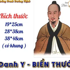 Tranh DANH Y - BIỂN THƯỚC, có khung cực đẹp